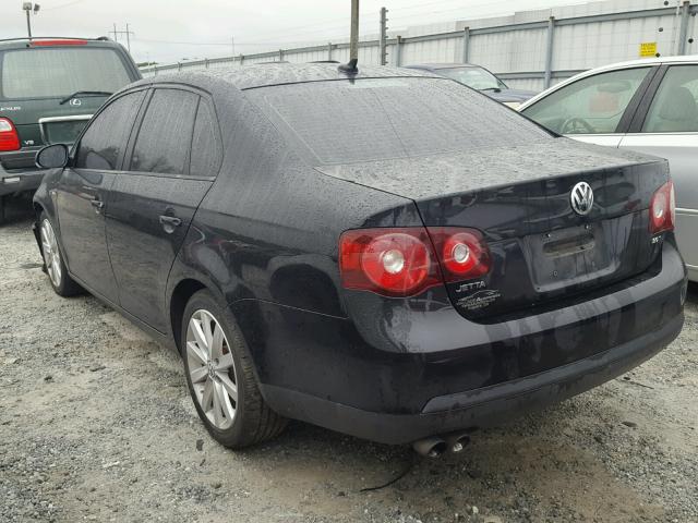 3VWRA7AJ3AM106104 - 2010 VOLKSWAGEN JETTA WOLF BLACK photo 3