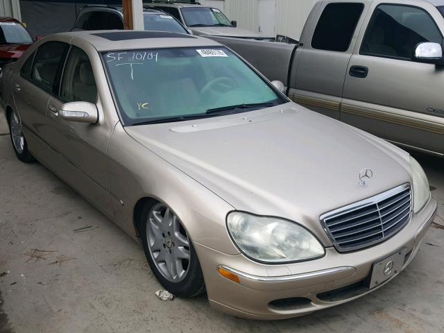 WDBNG70J83A369771 - 2003 MERCEDES-BENZ S 430 GOLD photo 1