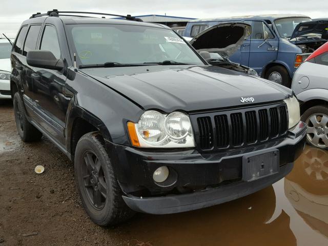 1J4HR48N55C562700 - 2005 JEEP GRAND CHER BLACK photo 1