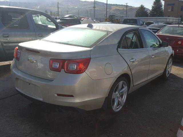 1G11J5SX6EF107348 - 2014 CHEVROLET MALIBU LTZ TAN photo 4