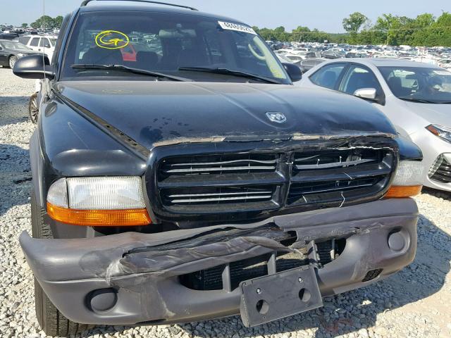 1D4HS38N03F616798 - 2003 DODGE DURANGO SP BLACK photo 9