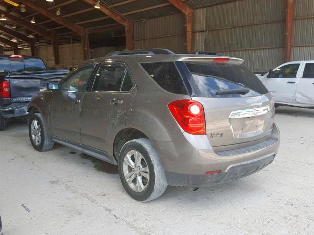 2CNALDEC1B6302652 - 2011 CHEVROLET EQUINOX LT BROWN photo 3