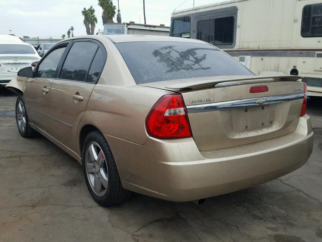1G1ZU53896F292692 - 2006 CHEVROLET MALIBU LTZ 金色 照片 3