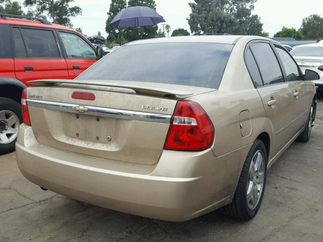 1G1ZU53896F292692 - 2006 CHEVROLET MALIBU LTZ 金色 照片 4