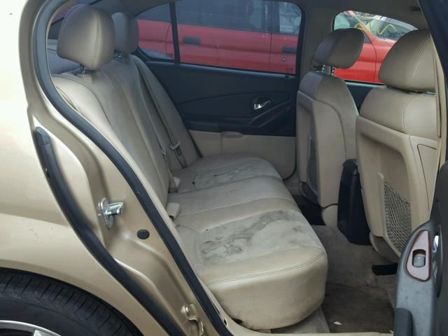 1G1ZU53896F292692 - 2006 CHEVROLET MALIBU LTZ 金色 照片 6