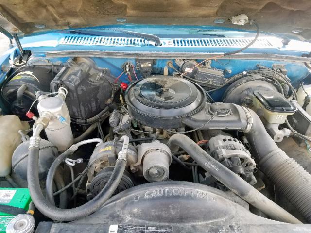 1GCCS14Z0L2108648 - 1990 CHEVROLET S TRUCK S1 BLUE photo 7