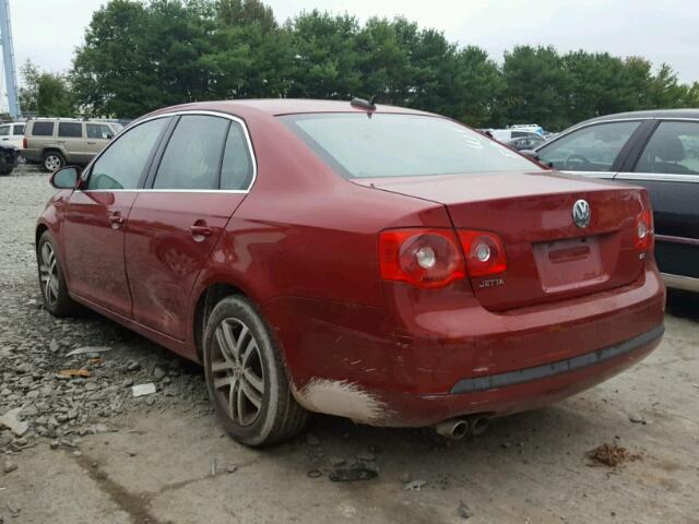 3VWSG71K96M802336 - 2006 VOLKSWAGEN JETTA 2.5 BURGUNDY photo 3