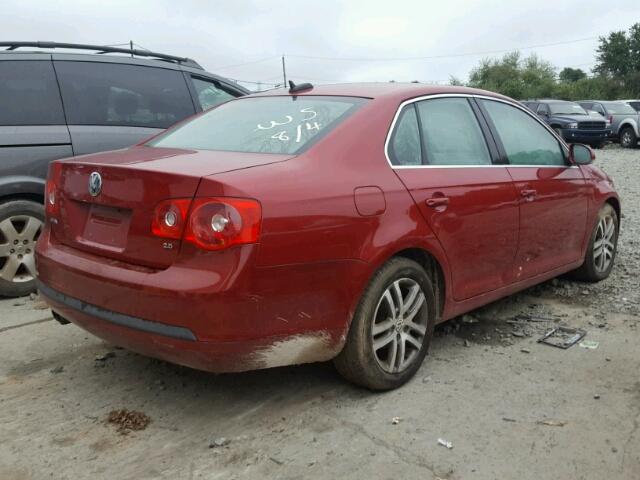 3VWSG71K96M802336 - 2006 VOLKSWAGEN JETTA 2.5 BURGUNDY photo 4