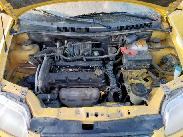 KL1TD62615B502363 - 2005 CHEVROLET AVEO BASE Сары фото 7