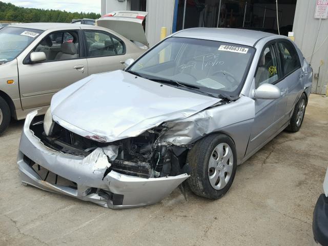 KNAFE121375465423 - 2007 KIA SPECTRA EX SILVER photo 2