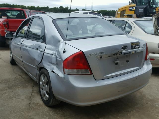 KNAFE121375465423 - 2007 KIA SPECTRA EX SILVER photo 3