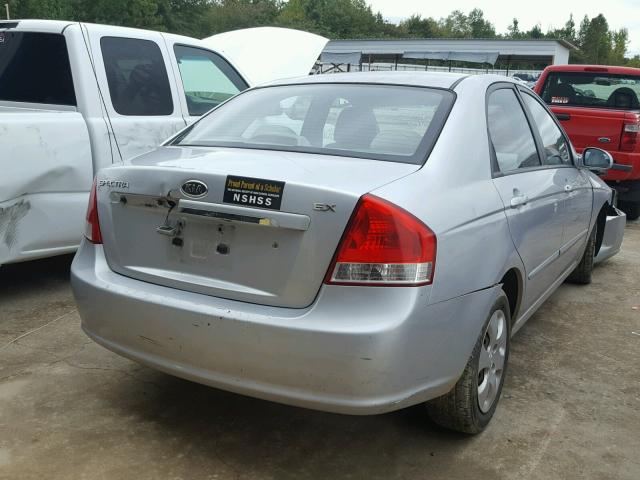 KNAFE121375465423 - 2007 KIA SPECTRA EX SILVER photo 4