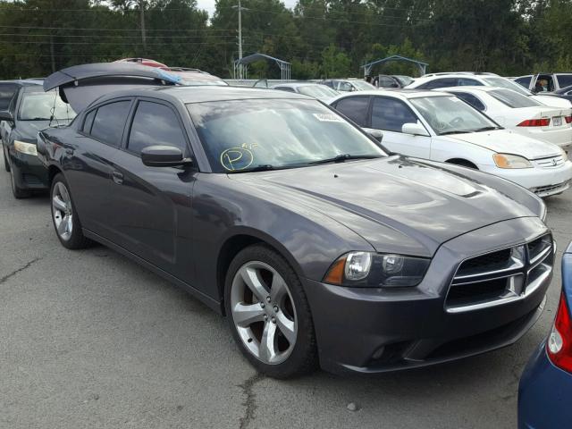 2C3CDXHG9EH114579 - 2014 DODGE CHARGER SX GRAY photo 1