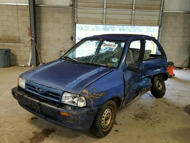 KNJPT06H2M6109952 - 1991 FORD FESTIVA GL BLUE photo 2