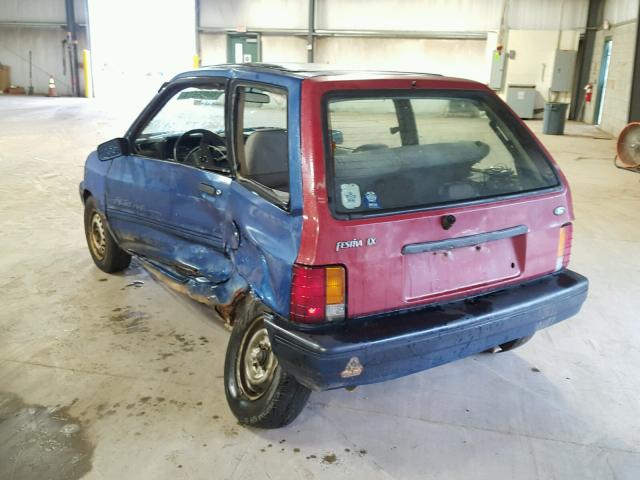 KNJPT06H2M6109952 - 1991 FORD FESTIVA GL BLUE photo 3