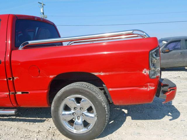 1D7HU18D95S243148 - 2005 DODGE RAM 1500 S RED photo 10