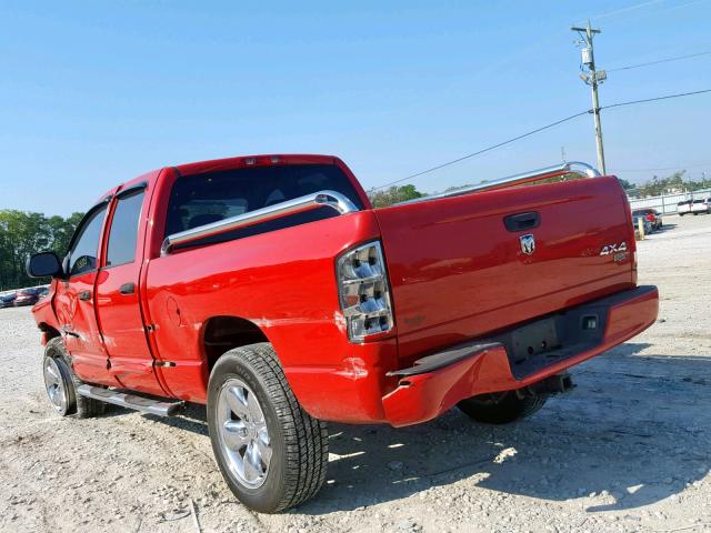 1D7HU18D95S243148 - 2005 DODGE RAM 1500 S RED photo 3