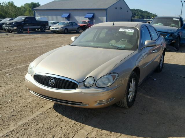 2G4WC532251251802 - 2005 BUICK LACROSSE C TAN photo 2