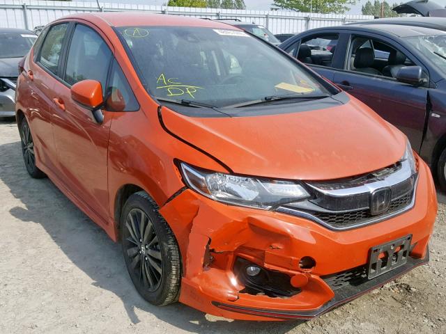 3HGGK5H6XJM102193 - 2018 HONDA FIT SPORT ORANGE photo 1