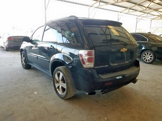 2CNDL937X96208084 - 2009 CHEVROLET EQUINOX SP BLACK photo 3