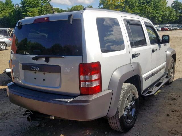 1J4PN3GK9AW180452 - 2010 JEEP LIBERTY RE Gümüş foto 4