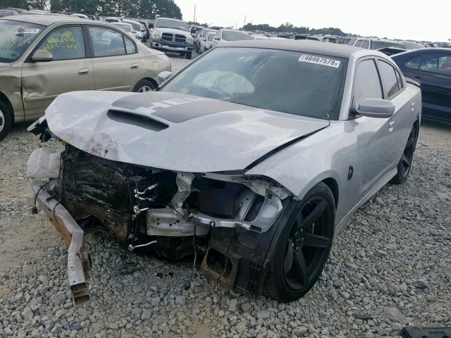 2C3CDXGJ5KH572676 - 2019 DODGE CHARGER SC SILVER photo 2