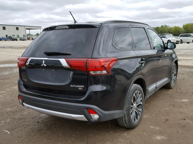 JA4AZ3A37GZ029323 - 2016 MITSUBISHI OUTLANDER BLACK photo 4