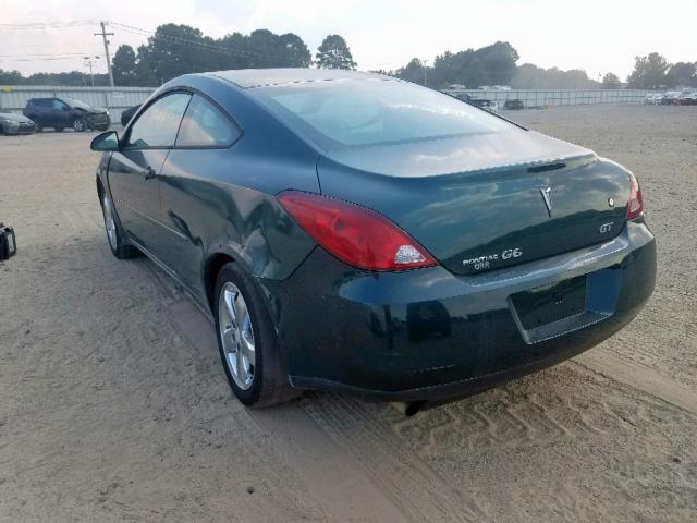 1G2ZH158264142554 - 2006 PONTIAC G6 GT GREEN photo 3