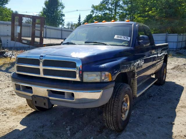 3B7KF23Z01G815258 - 2001 DODGE RAM 2500 BLUE photo 2