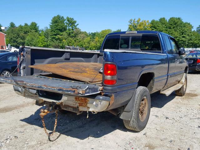 3B7KF23Z01G815258 - 2001 DODGE RAM 2500 BLUE photo 4