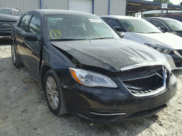 1C3CCBAB2EN176028 - 2014 CHRYSLER 200 LX BLACK photo 1