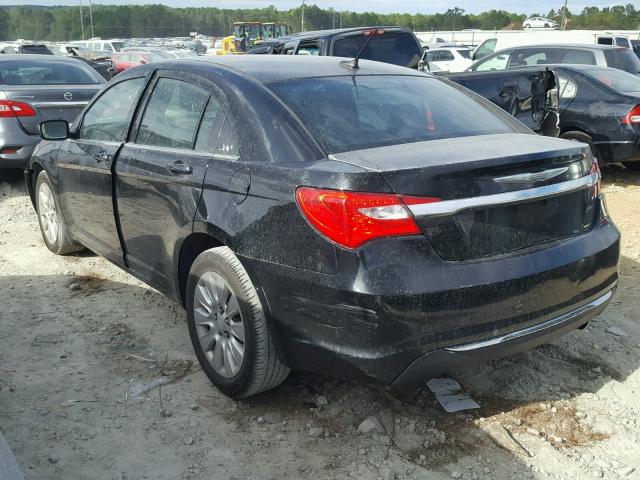 1C3CCBAB2EN176028 - 2014 CHRYSLER 200 LX BLACK photo 3