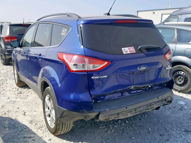 1FMCU0GX1GUA44608 - 2016 FORD ESCAPE SE BLUE photo 3