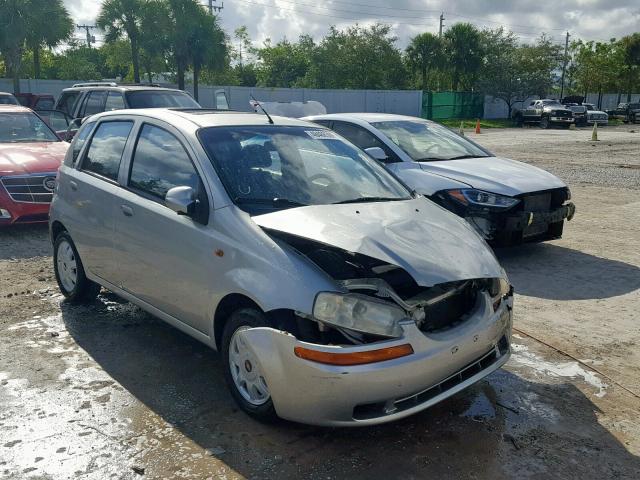 KL1TJ62644B219866 - 2004 CHEVROLET AVEO LS SILVER photo 1