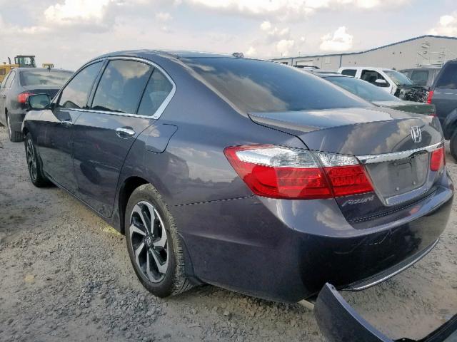 1HGCR3F82EA019427 - 2014 HONDA ACCORD EXL GRAY photo 3