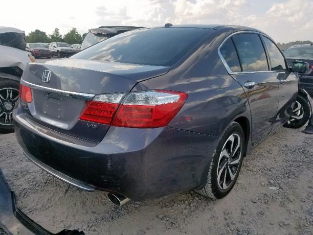 1HGCR3F82EA019427 - 2014 HONDA ACCORD EXL GRAY photo 4