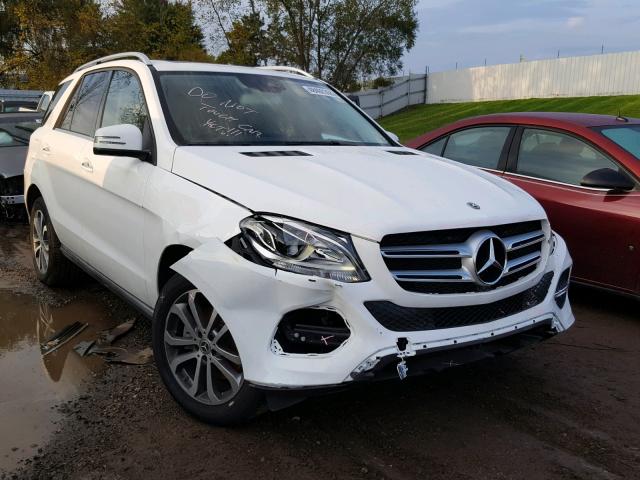 4JGDA5HB5JB061380 - 2018 MERCEDES-BENZ GLE 350 4M WHITE photo 1