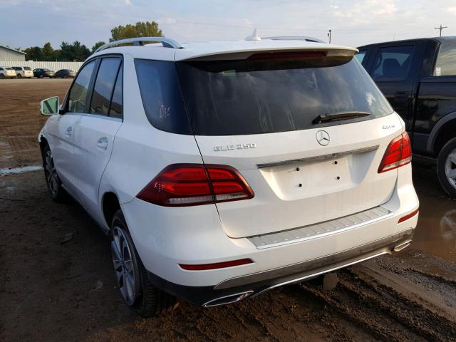 4JGDA5HB5JB061380 - 2018 MERCEDES-BENZ GLE 350 4M WHITE photo 3