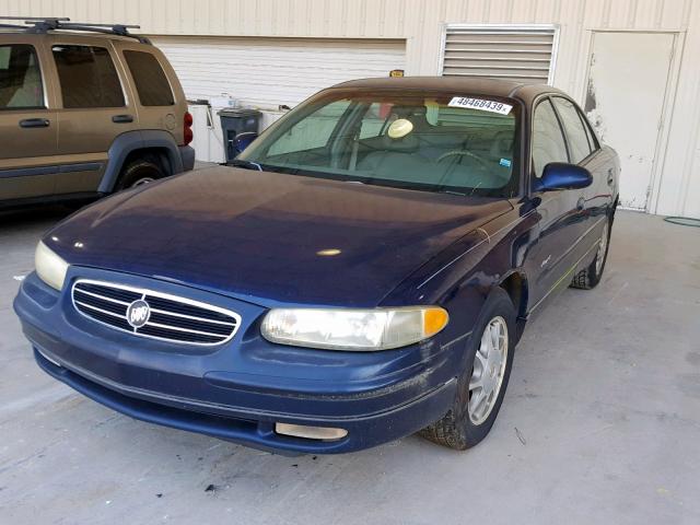 2G4WB52K8X1440283 - 1999 BUICK REGAL LS BLUE photo 2