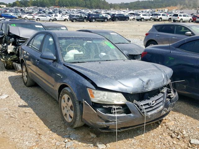 5NPET46C29H498174 - 2009 HYUNDAI SONATA GLS BLUE photo 1