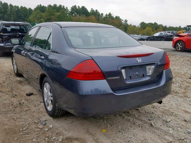 1HGCM567X7A119263 - 2007 HONDA ACCORD EX GRAY photo 3