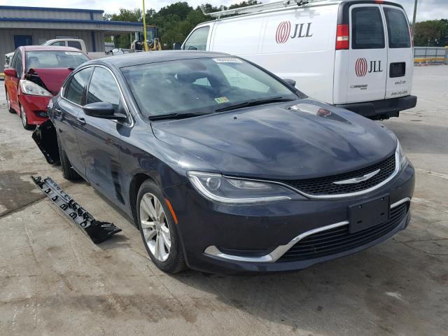 1C3CCCAG0GN192152 - 2016 CHRYSLER 200 LIMITE GRAY photo 1