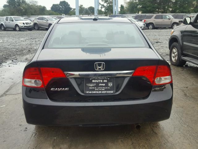 2HGFA16999H333651 - 2009 HONDA CIVIC EXL BLACK photo 9