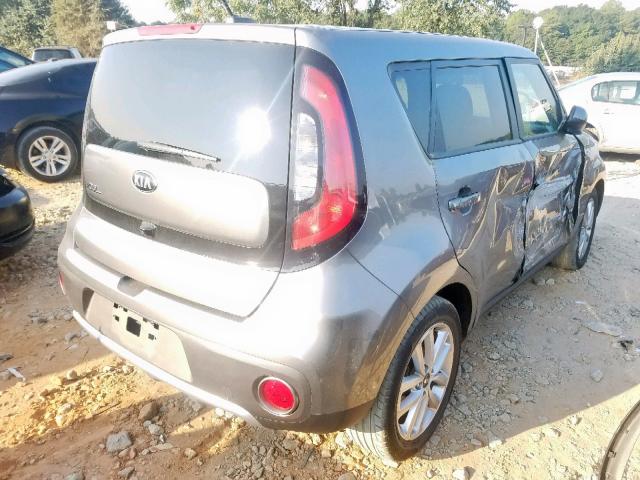 KNDJP3A50H7448432 - 2017 KIA SOUL + GRAY photo 4