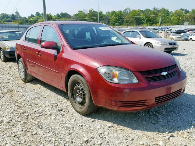 1G1AT58H597226258 - 2009 CHEVROLET COBALT LT RED photo 1