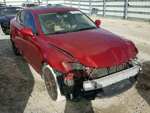 JTHCK262562002687 - 2006 LEXUS IS 250 RED photo 1