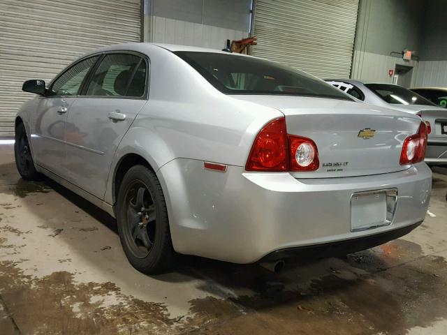 1G1ZC5EB1AF112867 - 2010 CHEVROLET MALIBU 1LT SILVER photo 3