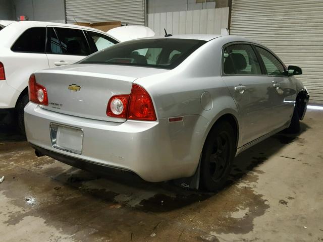 1G1ZC5EB1AF112867 - 2010 CHEVROLET MALIBU 1LT SILVER photo 4