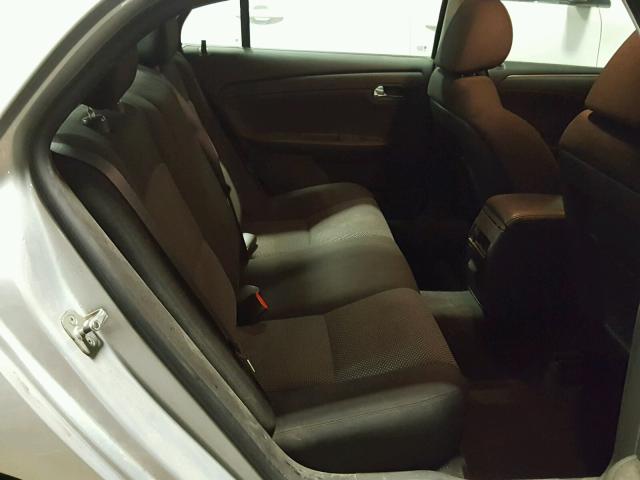 1G1ZC5EB1AF112867 - 2010 CHEVROLET MALIBU 1LT SILVER photo 6