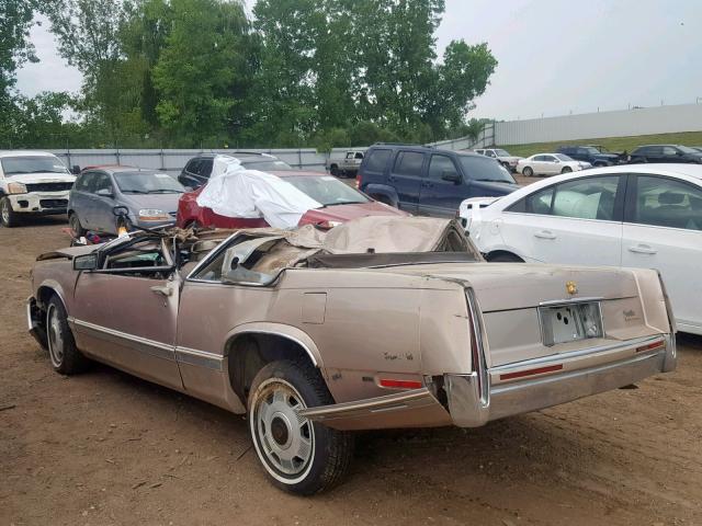 1G6CD13B1N4304686 - 1992 CADILLAC DEVILLE TAN photo 3